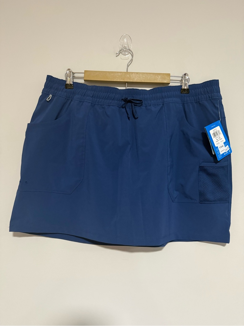 Columbia Blue Tidal Sands PFG Athletic Skort Size XL Outdoor Hiking Fishing NWT